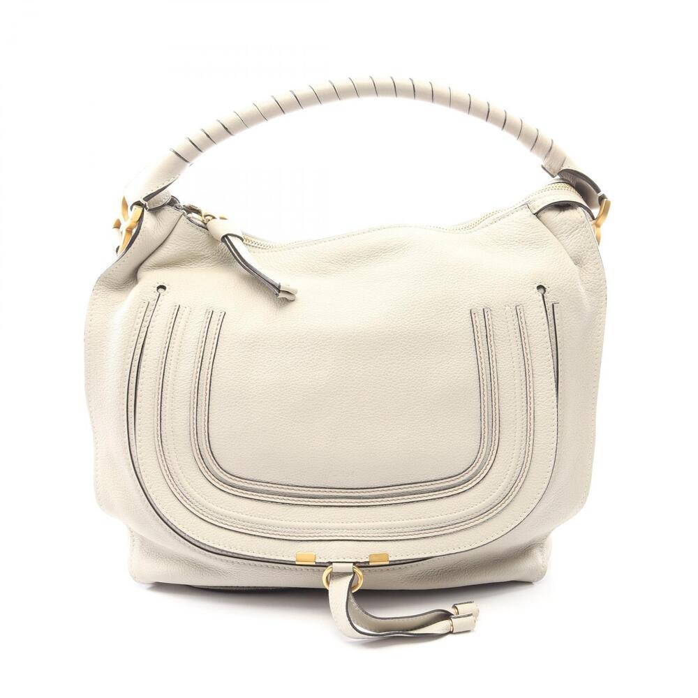 Chloe MARCIE Shoulder Bag Leather Gray